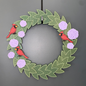 Hydrangeas and Cardinals Large Wreath Bundles