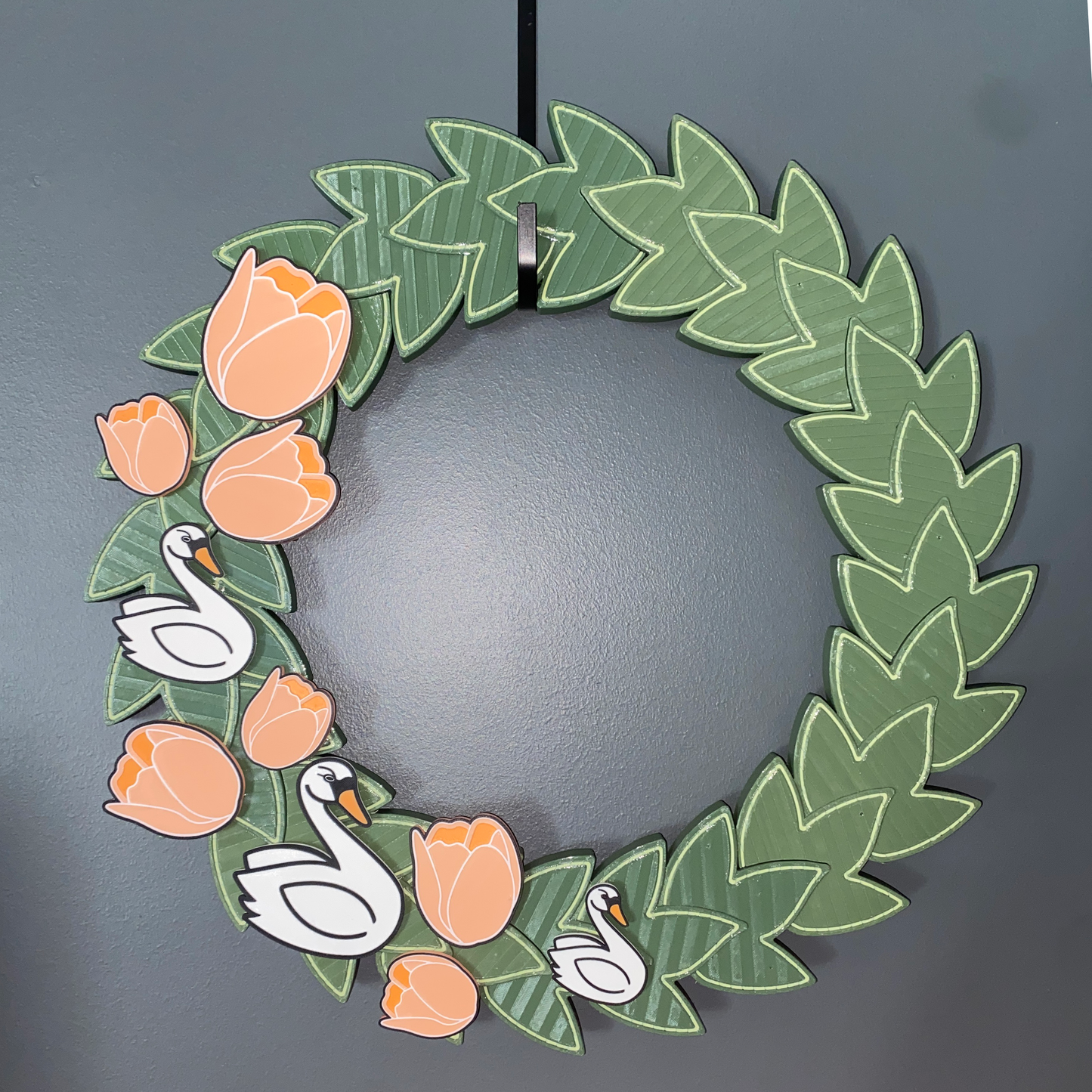 Tulips and Swans Large Wreath Bundles