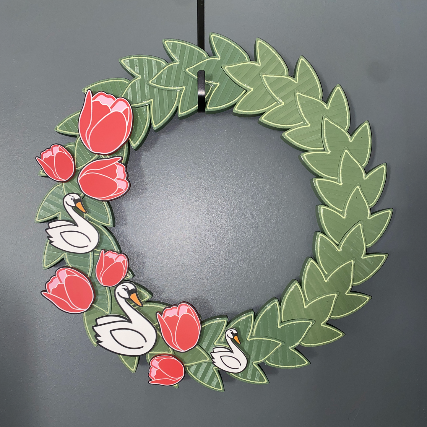 Tulips and Swans Large Wreath Bundles