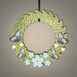 Blue Flax Flowers with Butterflies Medium Wreath Bundles