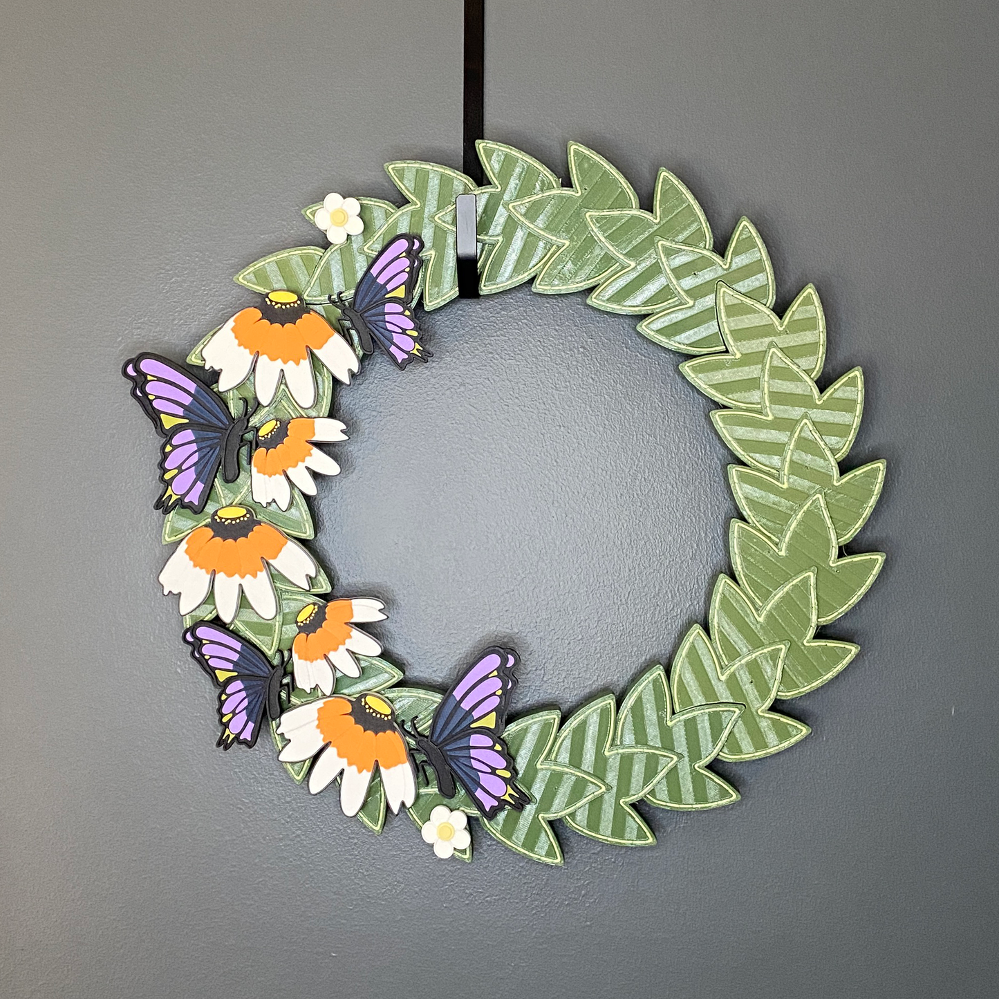 Black Eyed Susan Flowers and Butterflies Medium Wreath Bundles