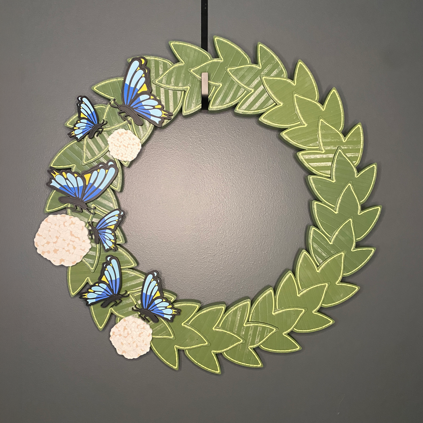 Hydrangeas and Butterflies Large Wreath Bundles