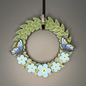 Blue Flax Flowers and Butterflies Small Wreath Bundles