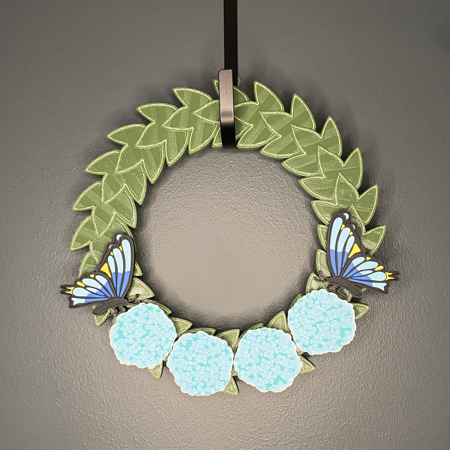 Hydrangeas and Butterflies Small Wreath Bundles