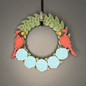 Hydrangeas and Cardinals Small Wreath Bundles