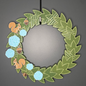 Hydrangeas and Squirrels Large Wreath Bundle
