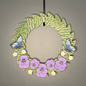 Pansy Flowers with Butterflies Medium Wreath Bundles
