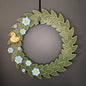 Large Wreath Blue Flowers Yellow Duck Bundle