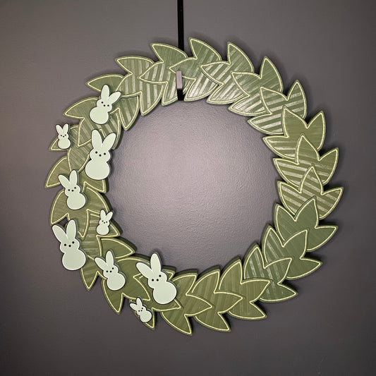 Large Wreath Green Bunnies Bundle