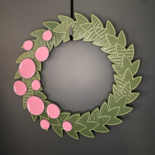 Large Wreath Pink Easter Eggs Bundle