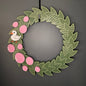 Large Wreath Pink Easter Eggs White Duck Bundle