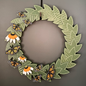 Black Eyed Susans and Monarch Butterflies Large Wreath Bundle