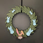Medium Wreath Blue Bunnies And Easter Bunny Bundle