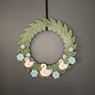 Medium Wreath Blue Flowers and White Ducks Bundle