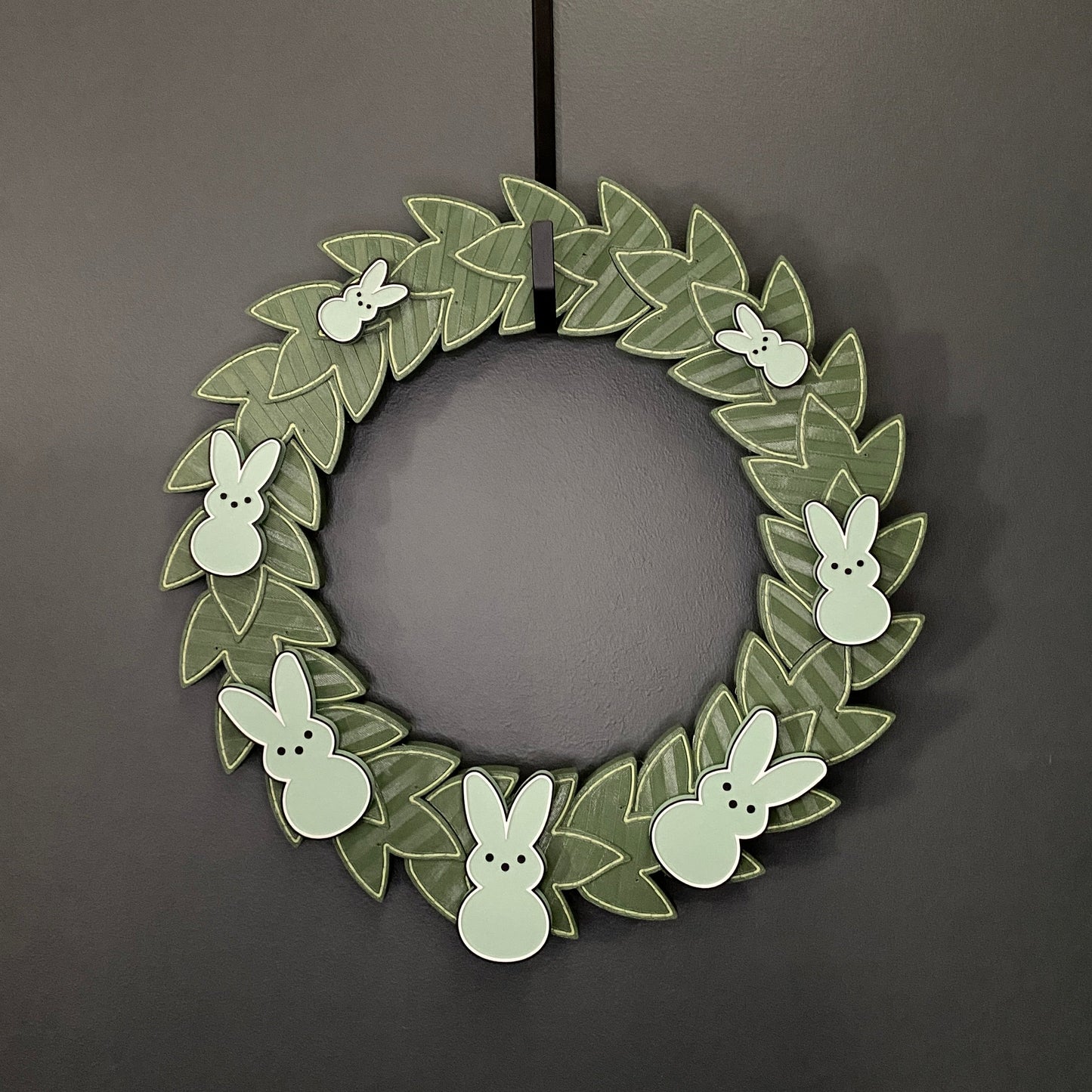 Medium Wreath Green Bunnies Bundle