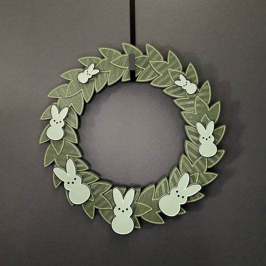 Medium Wreath Green Bunnies Bundle