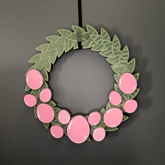 Medium Wreath Pink Easter Eggs Bundle (13)