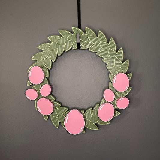 Medium Wreath Pink Easter Eggs Bundle (9)