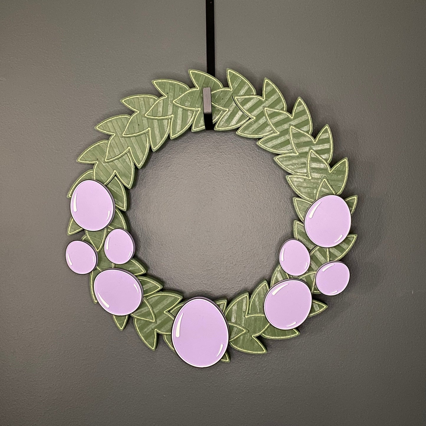 Medium Wreath Purple Easter Eggs Bundle (9)