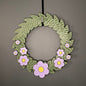 Purple Hippy Spring Flowers Medium Wreath Bundle
