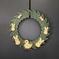 Medium Wreath Yellow Bunnies One Yellow Duck Bundle