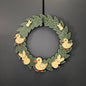 Medium Wreath Yellow Bunnies Yellow Ducks Bundle