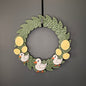 Medium Wreath Yellow Easter Eggs And White Ducks Bundle