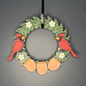 Tulips and Cardinals Small Wreath Bundles