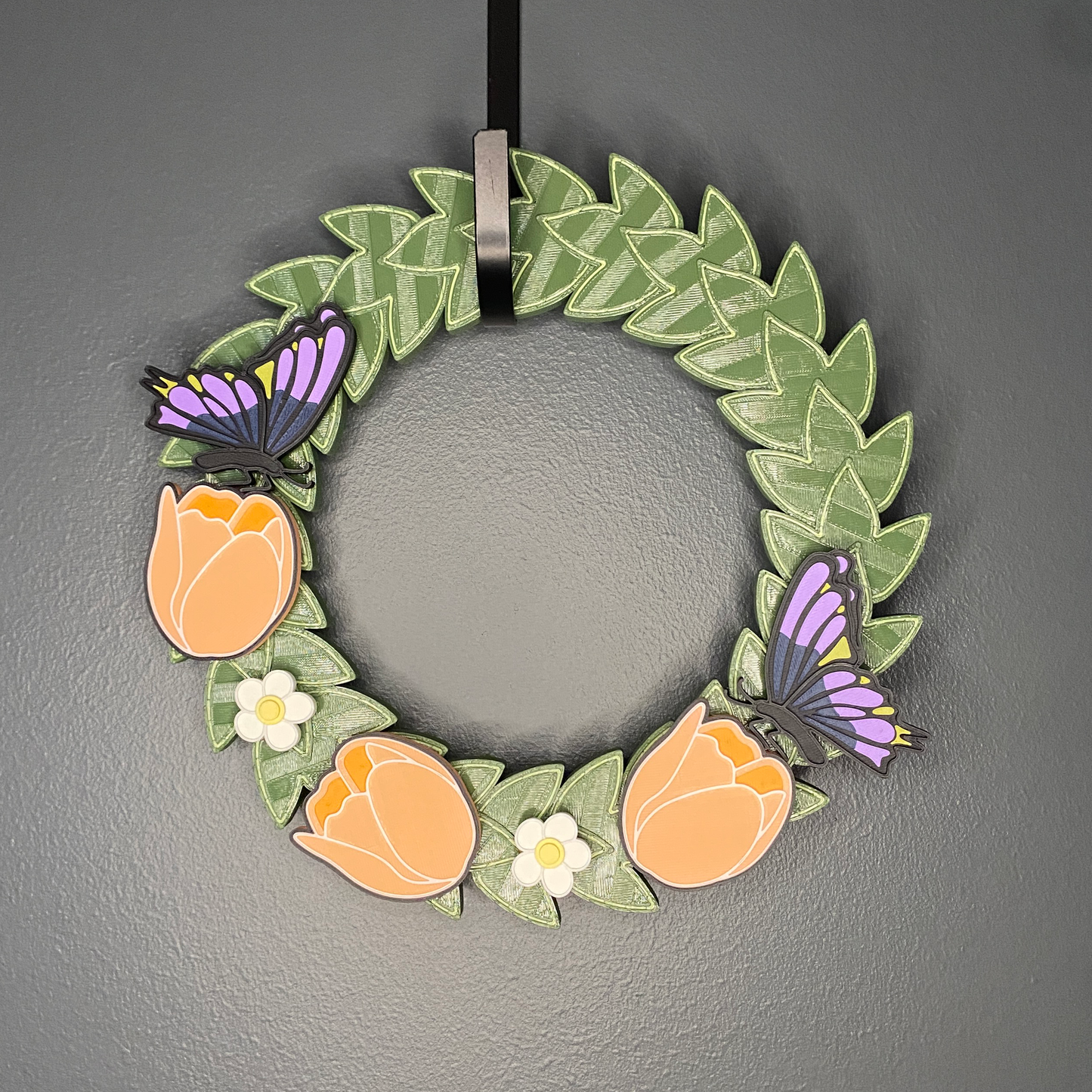 Tulips and  Butterflies Small Wreath Bundles