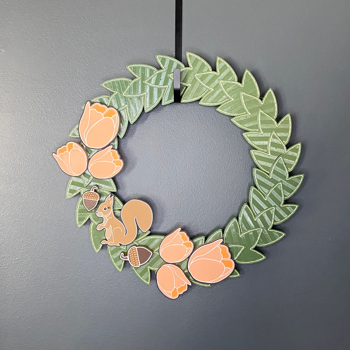 Tulips and Squirrels Medium Wreath Bundles
