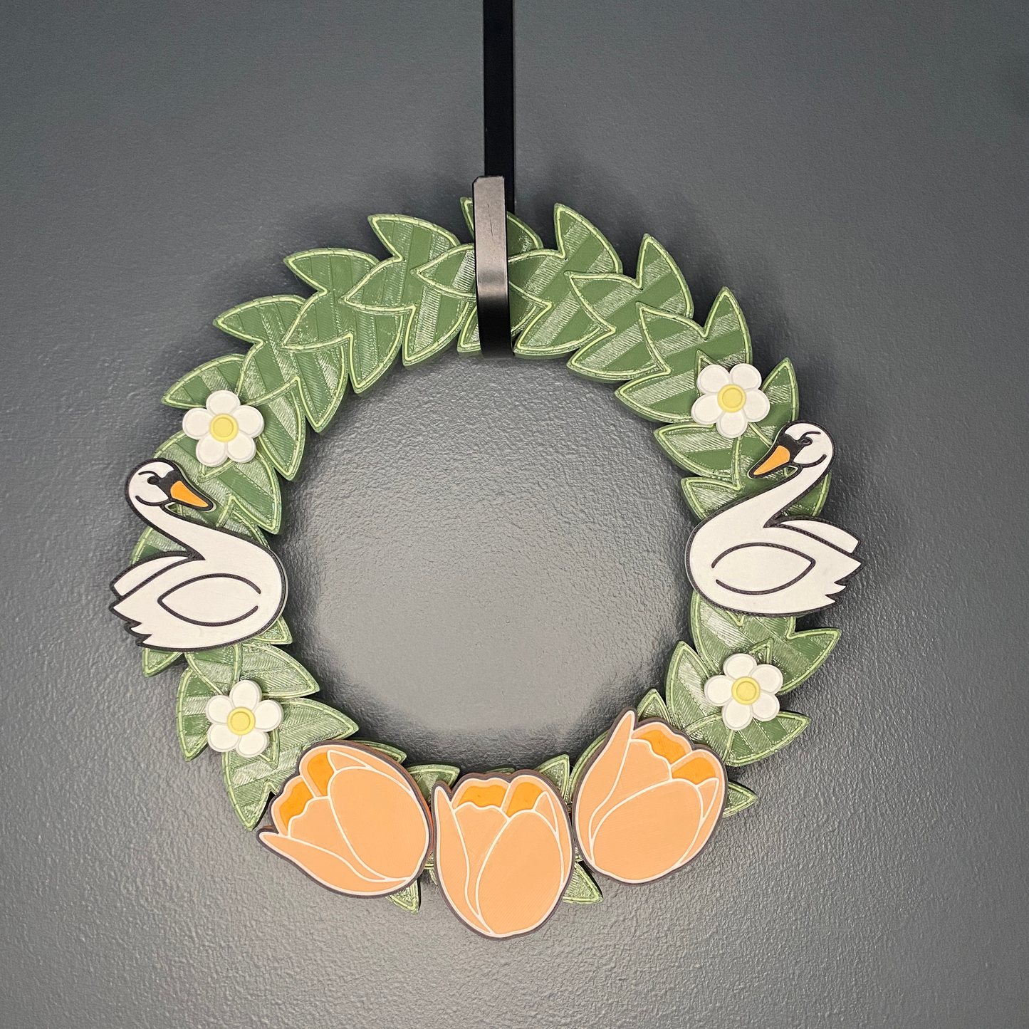 Tulips and Swans Small Wreath Bundles