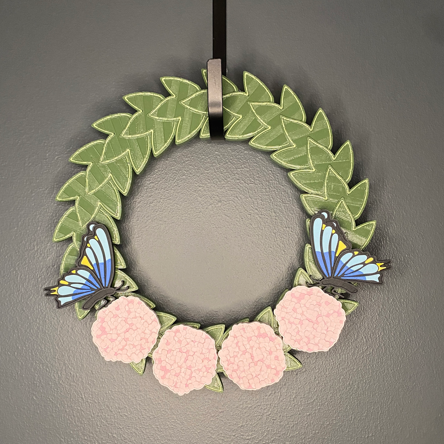 Hydrangeas and Butterflies Small Wreath Bundles