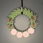 Hydrangeas and Monarch Butterflies Small Wreath Bundles