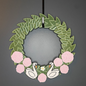 Hydrangeas and Swans Medium Wreath Bundles