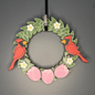Tulips and Cardinals Small Wreath Bundles
