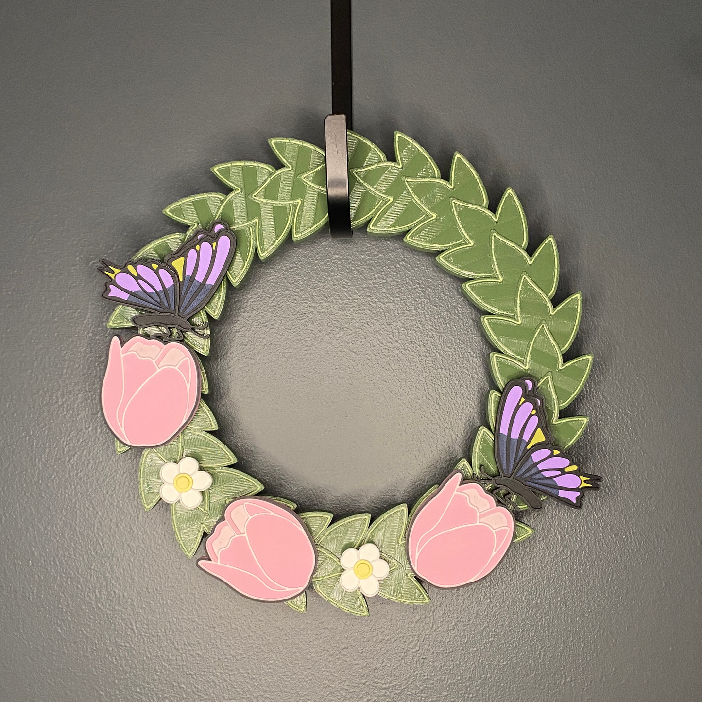 Tulips and  Butterflies Small Wreath Bundles