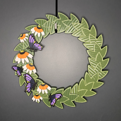 Black Eyed Susans and Butterflies Large Wreath Bundles