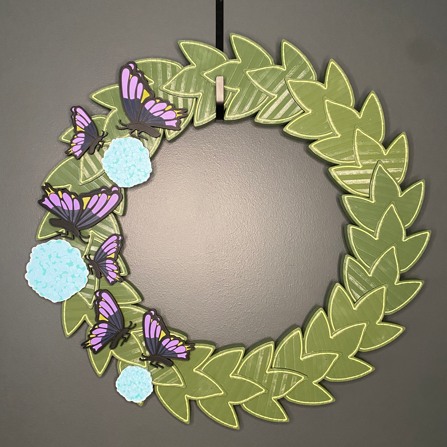 Hydrangeas and Butterflies Large Wreath Bundles