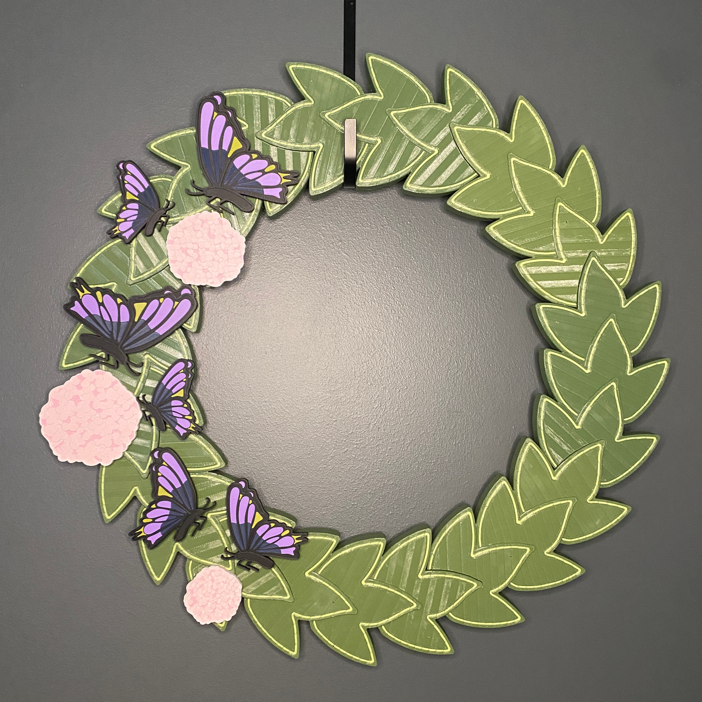 Hydrangeas and Butterflies Large Wreath Bundles