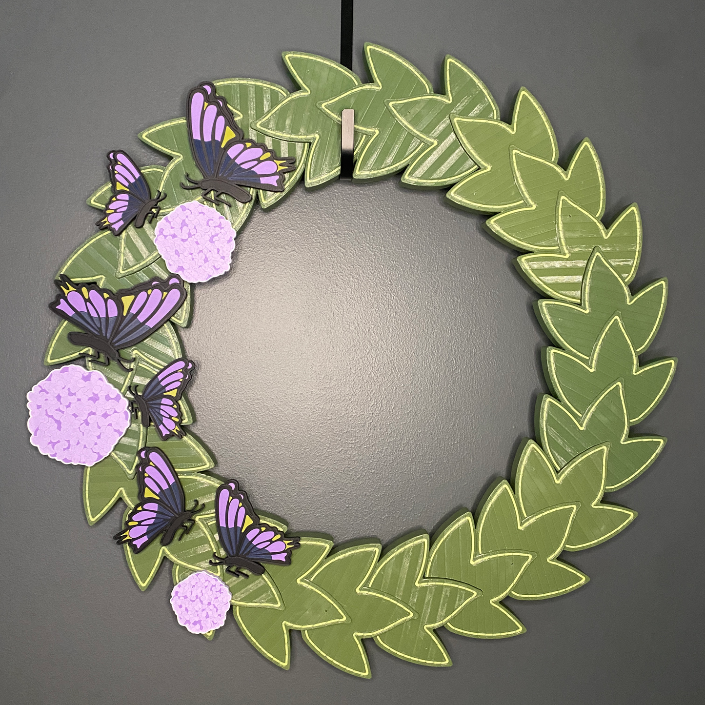 Hydrangeas and Butterflies Large Wreath Bundles