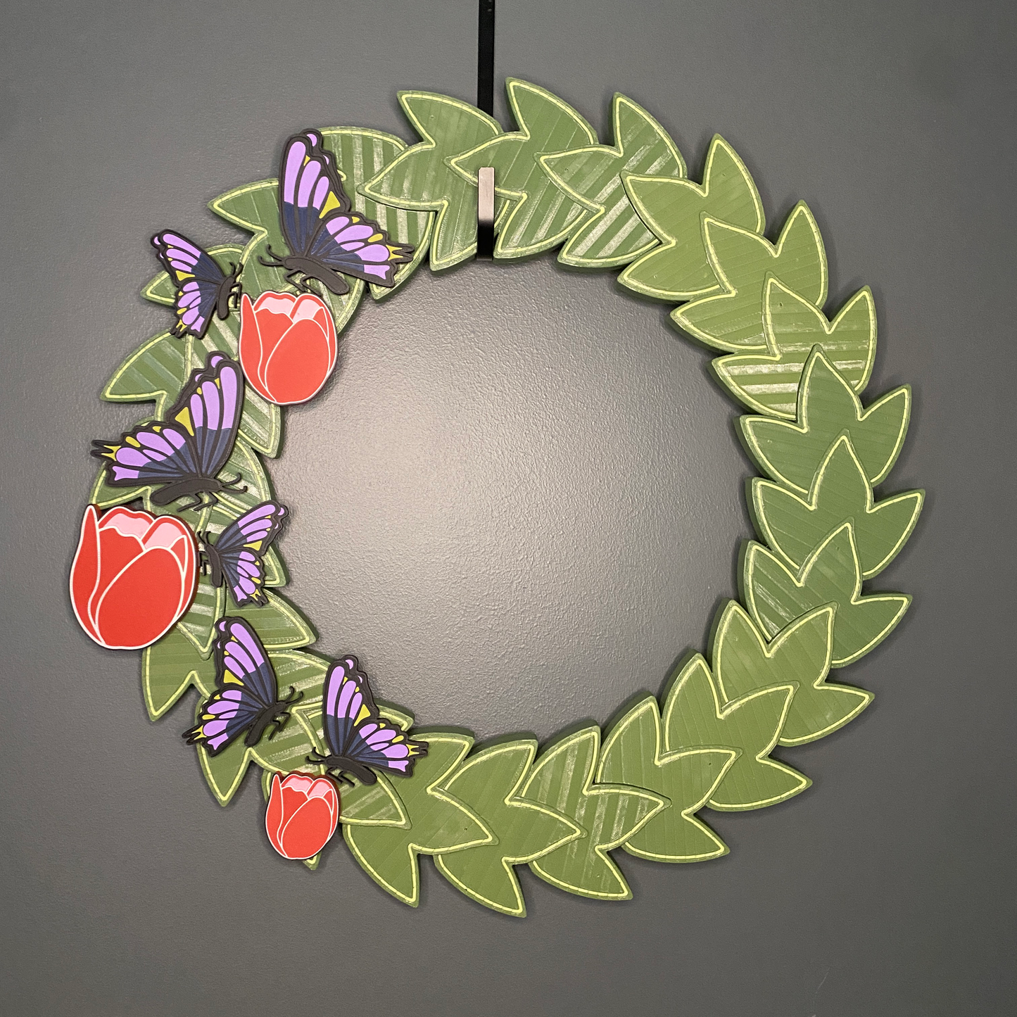 Tulips and Butterflies Large Wreath Bundles