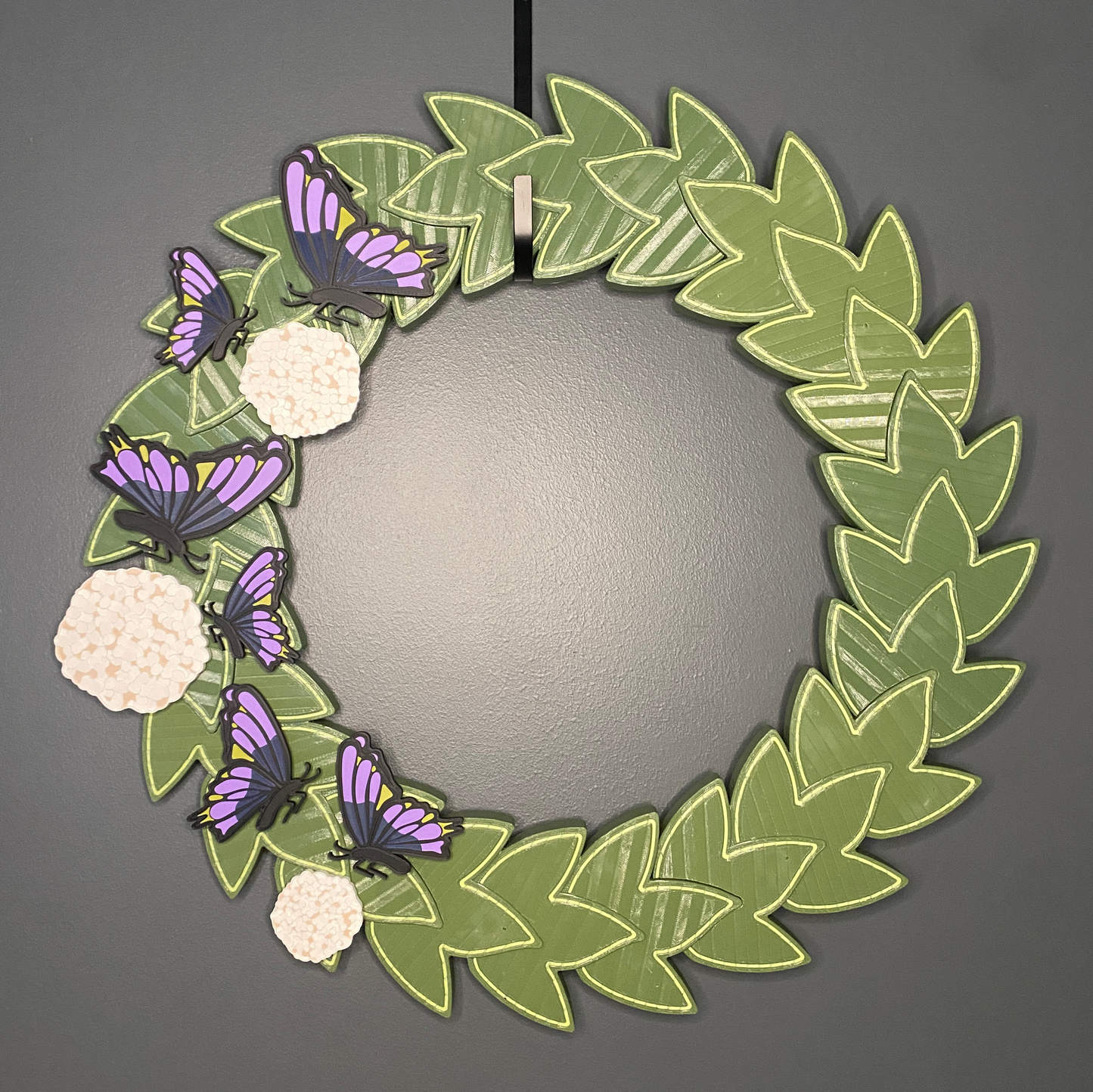 Hydrangeas and Butterflies Large Wreath Bundles