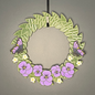 Pansy Flowers with Butterflies Medium Wreath Bundles