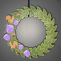 Tulips and Squirrels Large Wreath Bundle