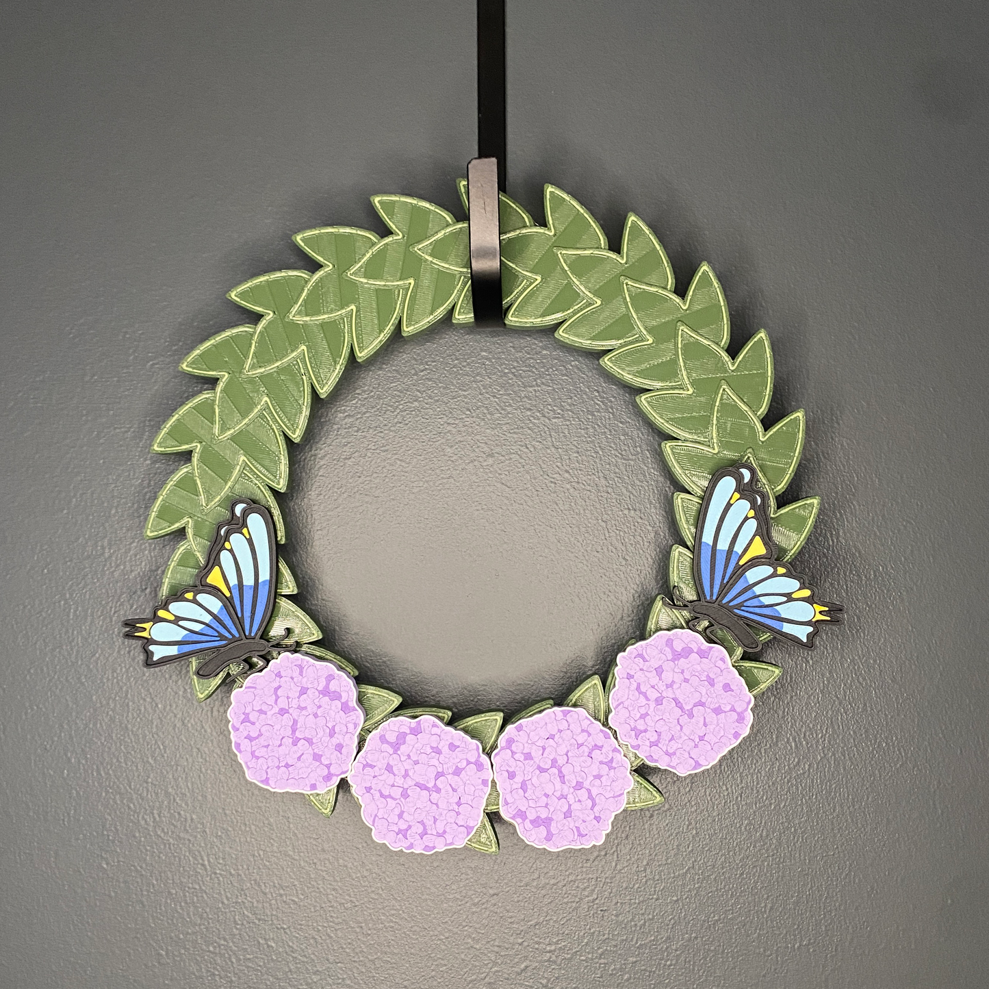 Hydrangeas and Butterflies Small Wreath Bundles