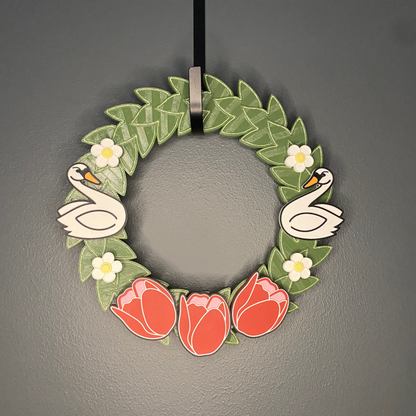 Tulips and Swans Small Wreath Bundles