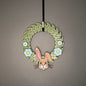 Small Wreath Blue Flowers and Easter Bunny Bundle