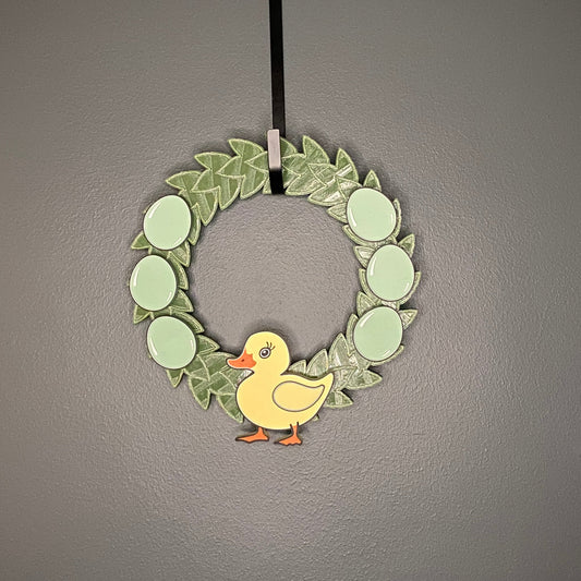 Small Wreath Green Eggs and Yellow Duck Bundle