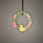 Small Wreath Pink Bunnies and Yellow Duck Bundle