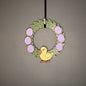 Small Wreath Purple Eggs and Yellow Duck Bundle